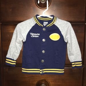 Carters 12 month football letterman jacket